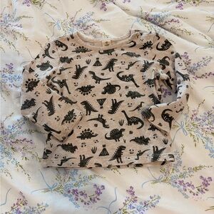 Tucker + Tate Black Dinosaur Print Long Sleeve Tee